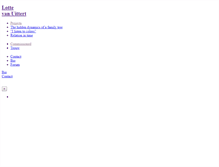Tablet Screenshot of lottevanuittert.com